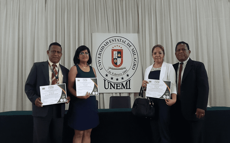 DOCENTES DE ITB PARTICIPARON EN EL I CONGRESO INTERNACIONAL DE ADMINISTRACIÓN Y EMPRENDIMIENTO EN LA UNEMI