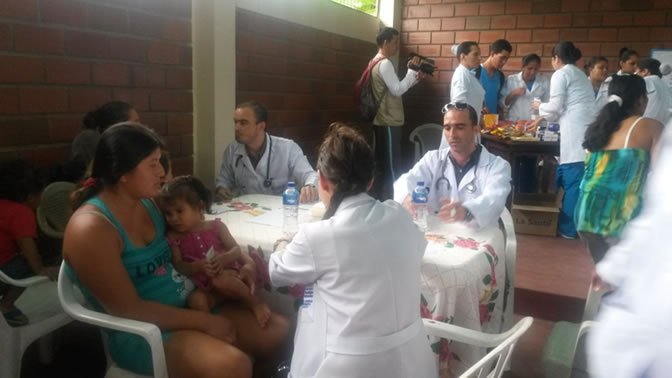 BRIGADA MÉDICA EN RECINTO - LA BÉLGICA, CANTÓN YAGUACHI