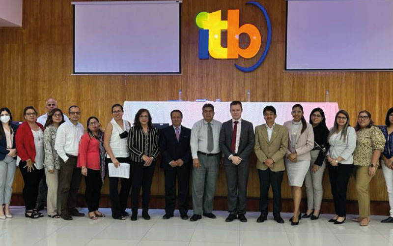 Autoridades del CACES visitaron el ITB para socializar el Modelo de Evaluación con fines de acreditación 2024