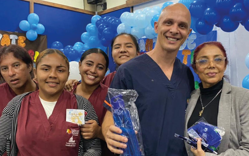 La Facultad de Salud y Servicios Sociales llevó a cabo la 1era Casa Abierta del Lavado de Manos donde participaron los estudiantes de las diferentes