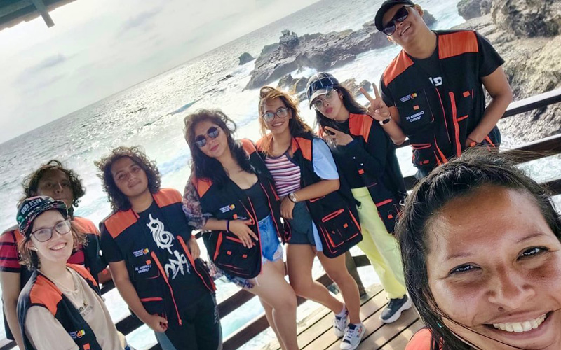 Estudiantes de la carrera de turismo visitan varios lugares de la costa