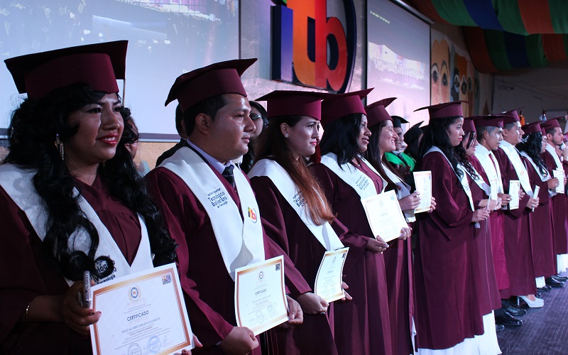 Graduación en la Unidad de Salud