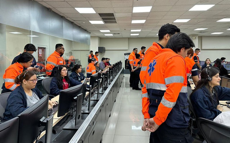 Visita técnica en la Corporación para la Seguridad Ciudadana de Guayaquil