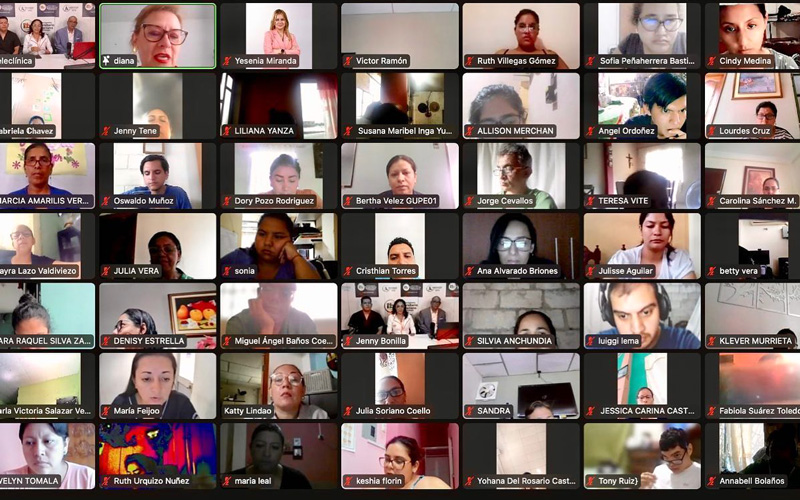 Teleclínica para tecnólogos universitarios de podología y gerontología fue un éxito rotundo