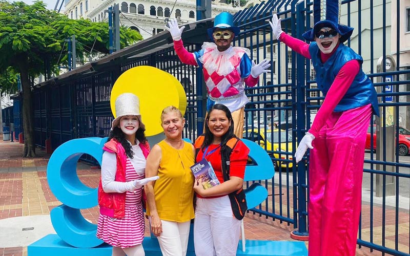 Coordinadora de la carrera Guía Nacional de Turismo asiste a inauguración de punto turístico