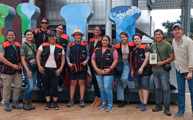 Estudiantes de la carrera Guía Nacional de Turismo participan en el "Global Big Day"