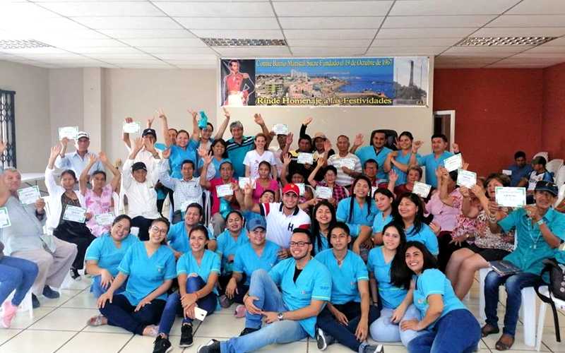 Nuestros estudiantes de la carrera Tecnología Superior en Atención Integral a Adultos Mayores