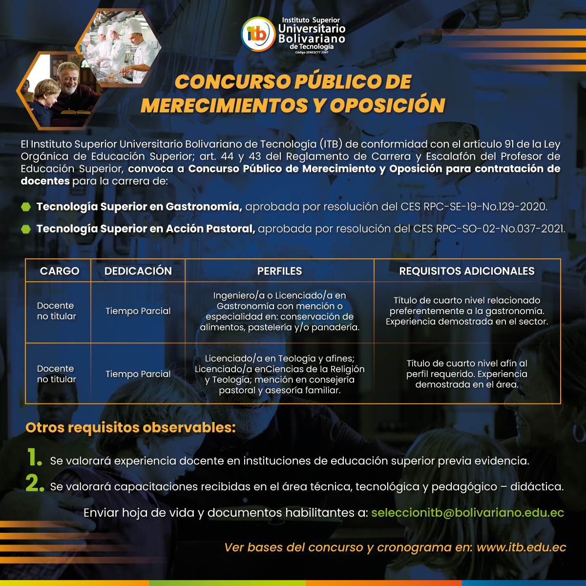 CONCURSO MERITOS Y OPOSICIÓN