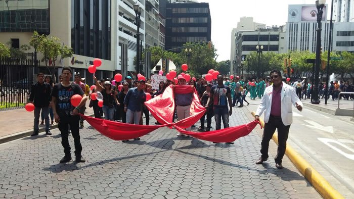 MARCHA POR EL DÍA MUNDIAL DE LA PREVENCIÓN DEL VIH
