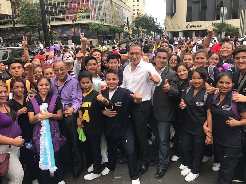 ITB participa en Marcha de concientización por una vida sin maltrato en la vejez.
