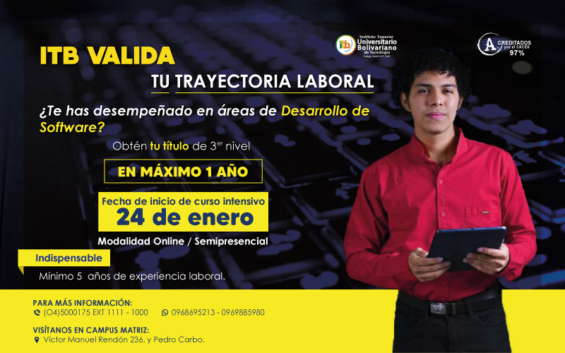 ITB VALIDA TU TRAYECTORIA LABORAL