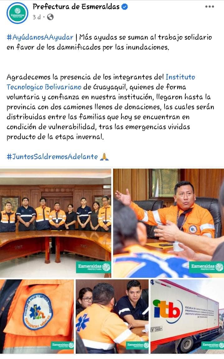 ¡Bolivarianos con Esmeraldas!