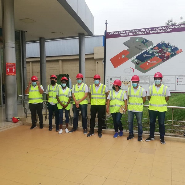 El 17 de Septiembre, estudiantes de la Escuela de Gastronomía del ITB realizan visita de campo a la Cervecería Nacional