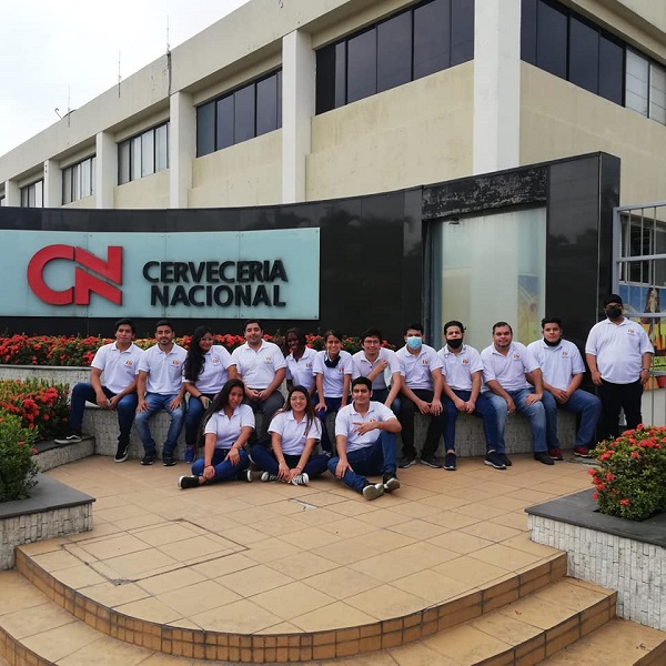 El 17 de Septiembre, estudiantes de la Escuela de Gastronomía del ITB realizan visita de campo a la Cervecería Nacional