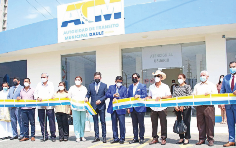 El Instituto Superior Universitario Bolivariano (ITB) fue parte de la Inauguración del Complejo de Tránsito y Movilidad de Daule