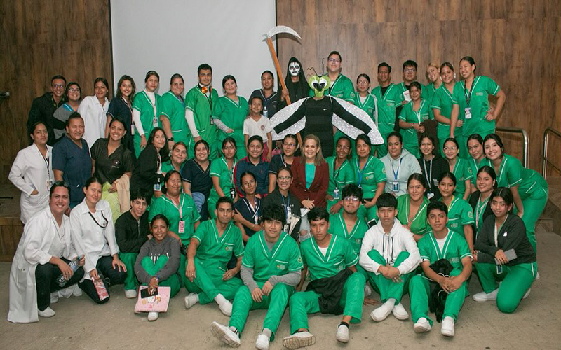 Estudiantes del ITB promueven la salud invernal en nuestra comunidad.