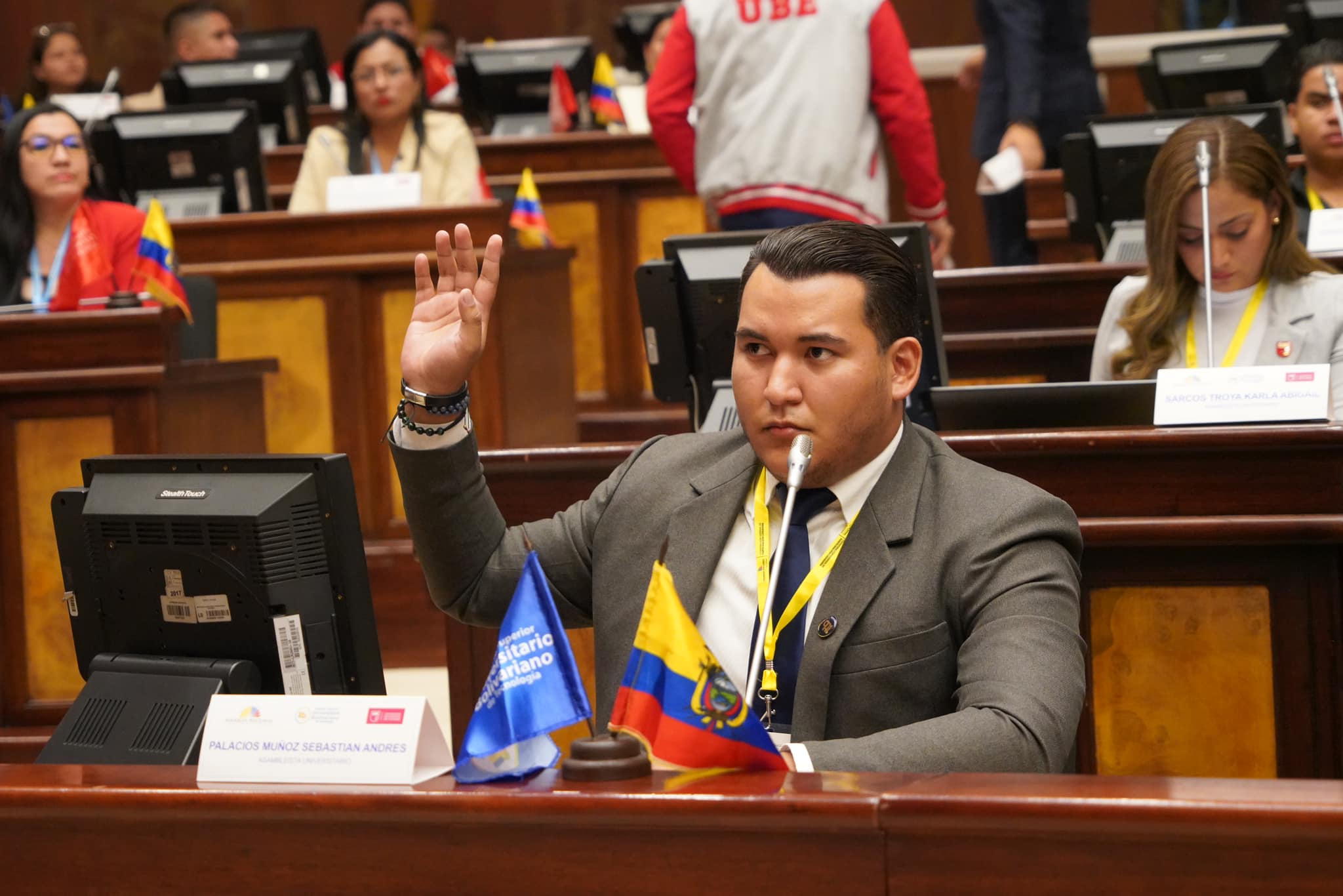 Simulación en la Asamblea Nacional