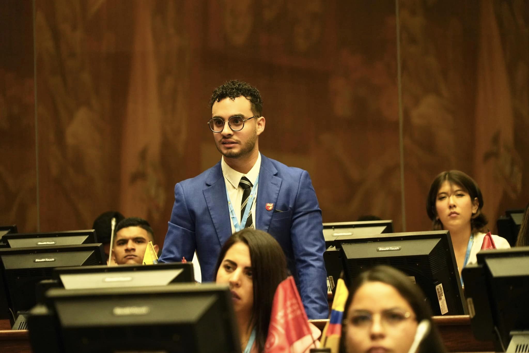 Simulación en la Asamblea Nacional
