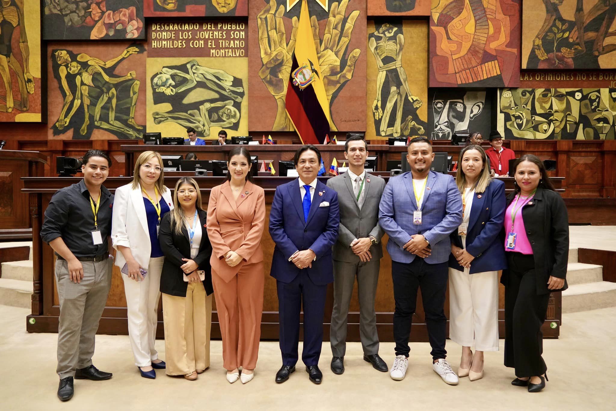 Simulación en la Asamblea Nacional