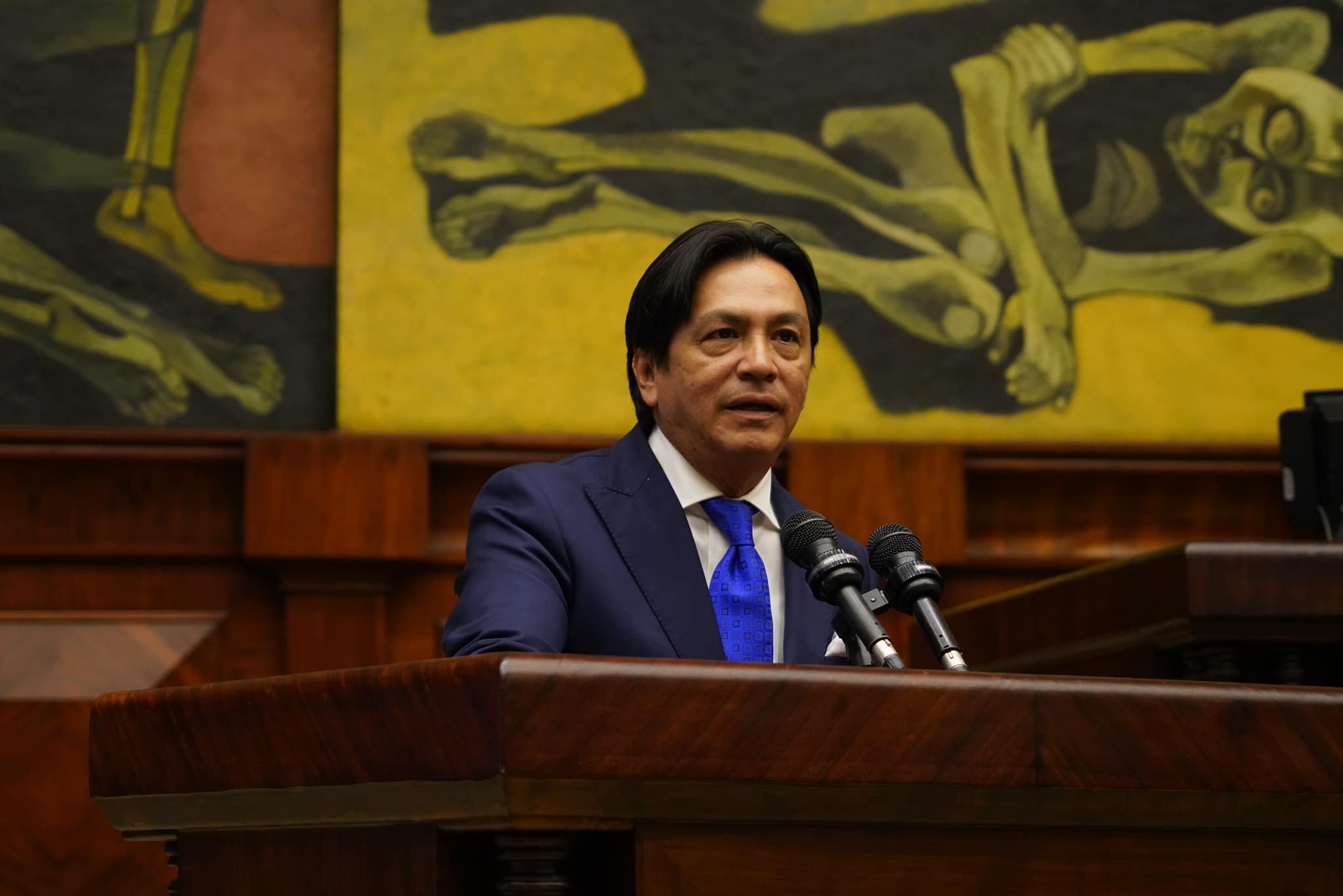 Simulación en la Asamblea Nacional