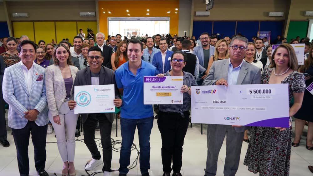 Presidente del Ecuador participó en evento por el Día Mundial del Emprendimiento
