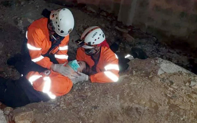 Los estudiantes de Emergencias Médicas del grupo #MEMPN01 demostraron sus habilidades en prácticas de Rescate en Estructuras Colapsadas.