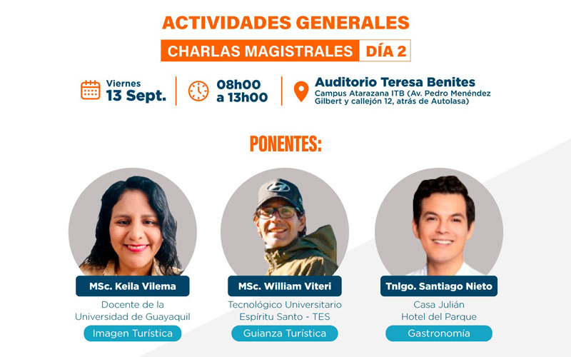 II Simposio "El turismo se activa, Turismo y Paz” Este jueves 12 y viernes 13 de septiembre tendremos grandes expositores.