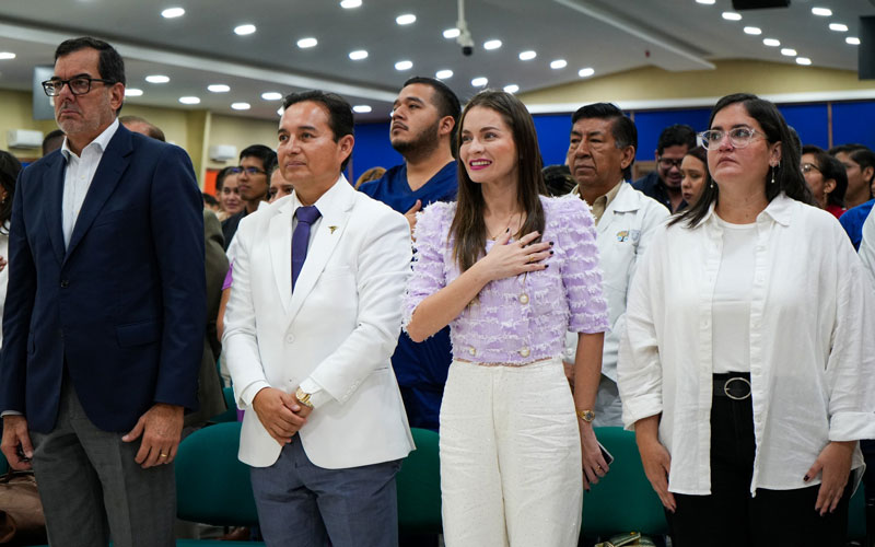 Autoridades del ITB participan en el lanzamiento de la campana nacional Recuperando el Futuro por un Ecuador Libre de Drogas