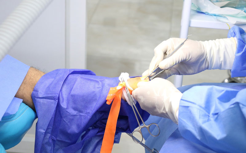 Estudiantes de Podología del ITB demostraron sus conocimientos durante el examen complexivo práctico.