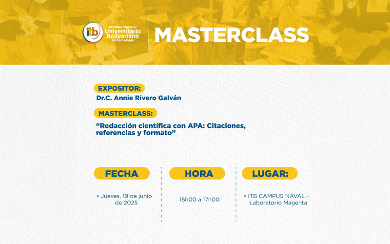 El ITB impulsa la formación docente con talleres, masterclass y cursos especializados 