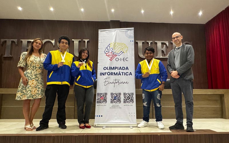 ITB gana medalla oro en la Olimpiada Informática Ecuatoriana Universitaria
