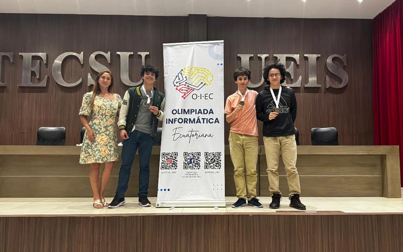 ITB gana medalla oro en la Olimpiada Informática Ecuatoriana Universitaria