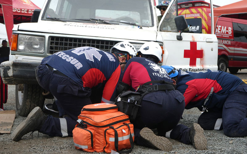 ITB apertura el I Rally Prehospitalario en Guayaquil.