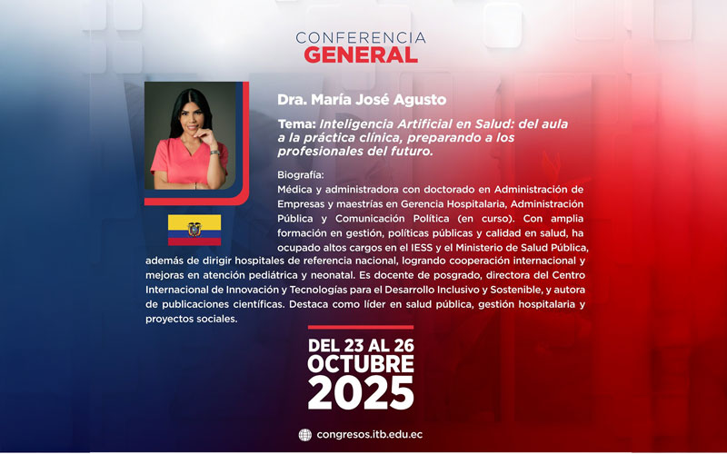 Conoce a nuestros Conferencistas Generales que estarán presentes en el VIII Congreso Internacional de Ciencias de la Salud 2025