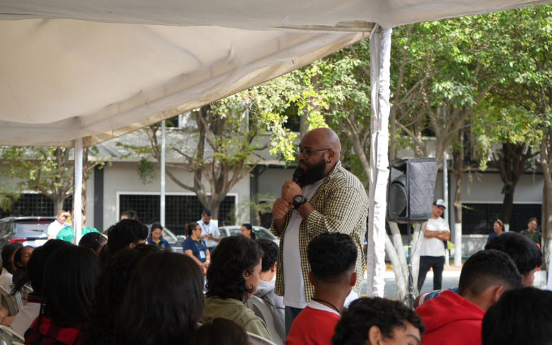 Estudiantes de Rehabilitación Física continúan su participación en la segunda jornada de Scholas Ciudadanía Guayaquil 2025
