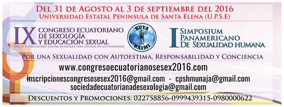 IX Congreso Ecuatoriano de Sexología y Educación Sexual