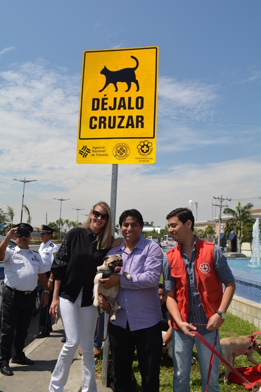 La Escuela de Capacitación de Conductores Profesionales "Conduce Ecuador" se une a la campaña "Déjalo Cruzar"