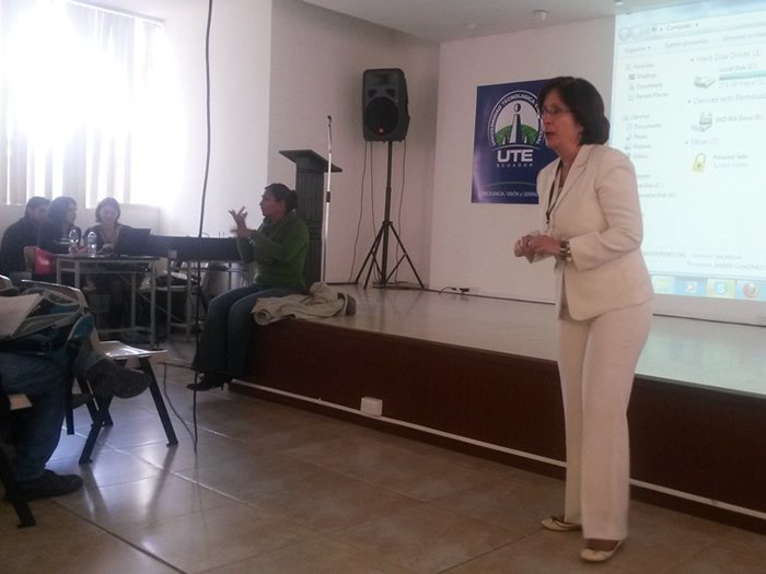 I Ciclo Internacional de conversatorios y videoconferencias sobre discapacidad, organizado por la UTE