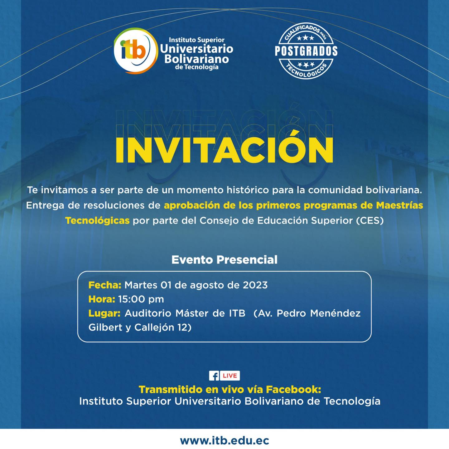 ¡Únete a nosotros en un momento histórico!