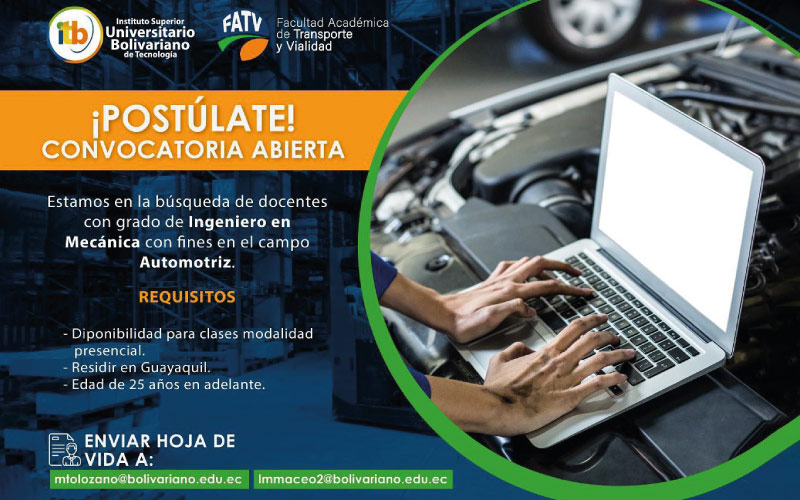 Estamos en la búsqueda de profesionales en Ingeniería en Mecánica