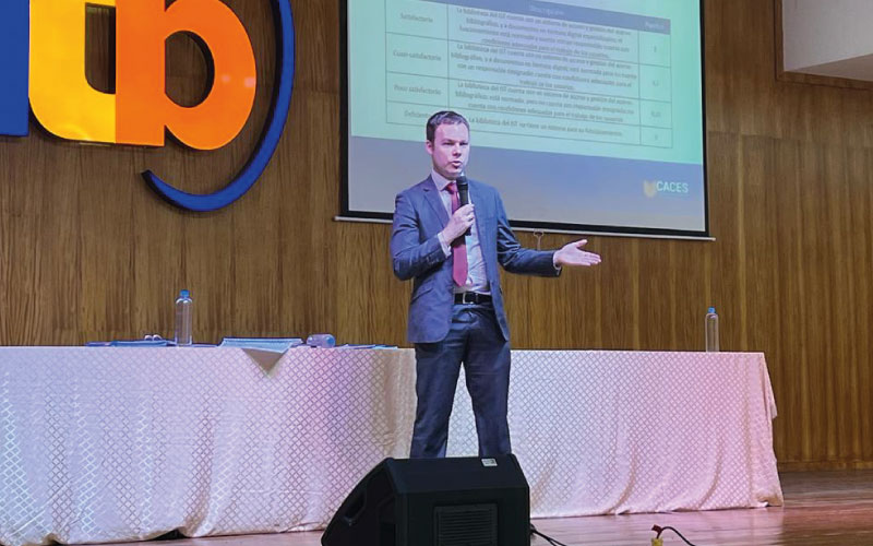 Autoridades del CACES visitaron el ITB para socializar el Modelo de Evaluación con fines de acreditación 2024