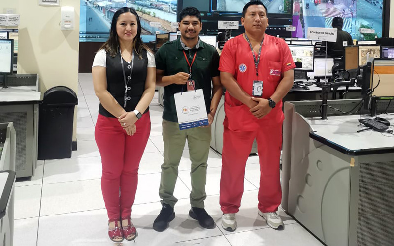 Estudiantes de ITB Instituto Superior Universitario Bolivariano visitarán el ECU 911 de Samborondón