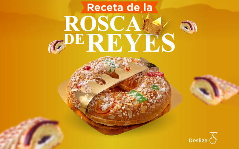 ¡Conoce la receta de nuestra tradicional Rosca de reyes