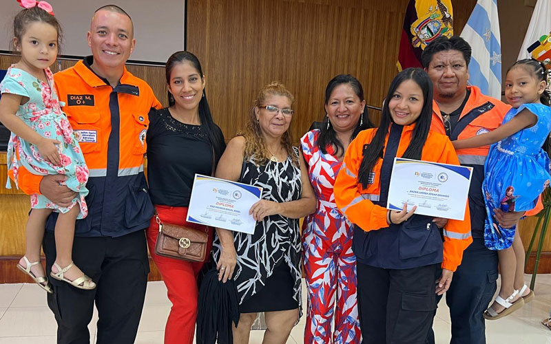 Estudiantes de emergencias médicas recibieron importante distinción