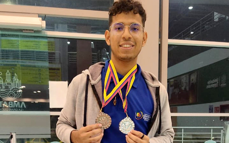 Estudiante del ITB logra dos medallas en campeonato nacional de taekwondo