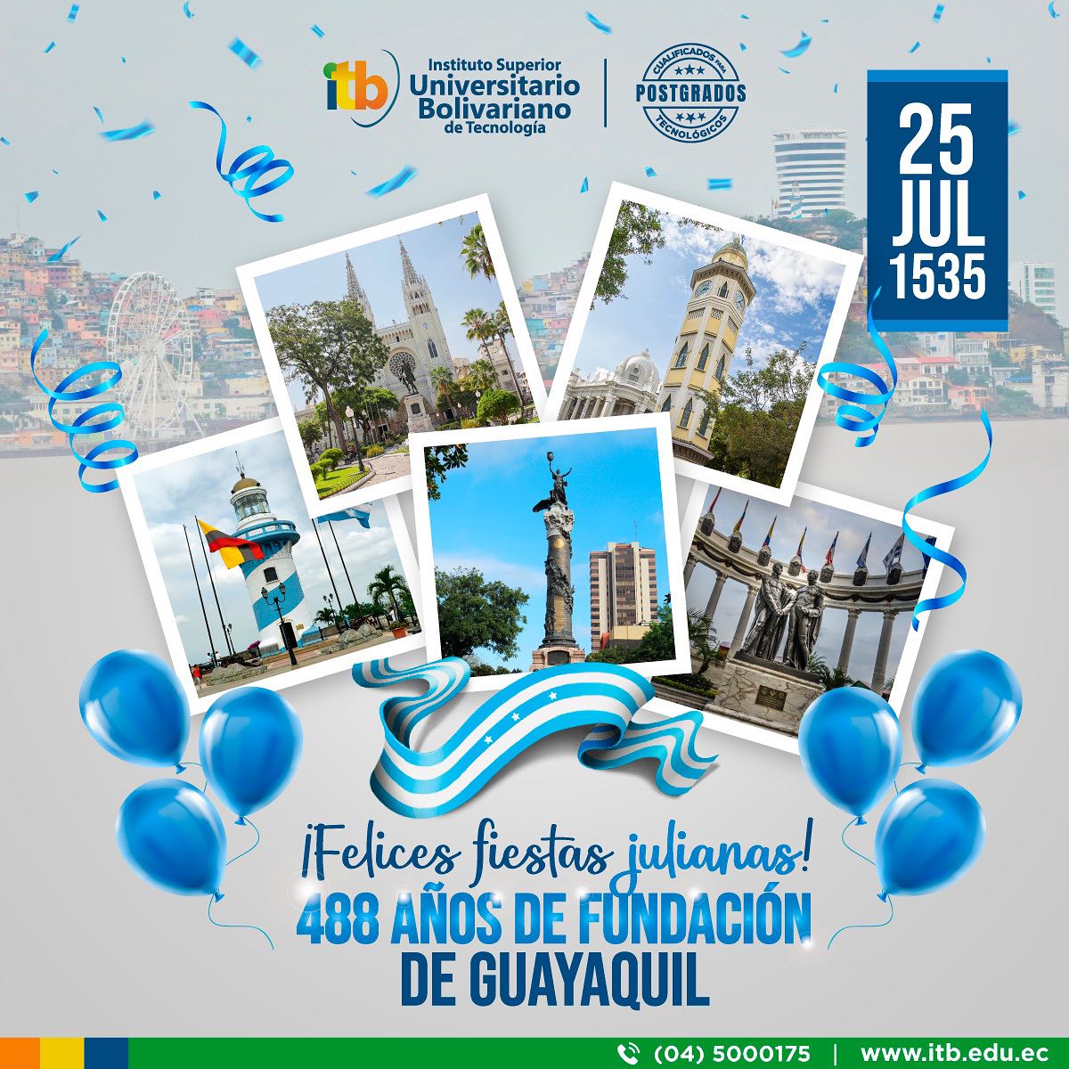 ¡Nuestra ciudad está de fiesta!