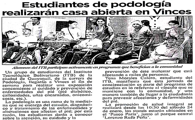 CAMPAÑA PODOLÓGICA EN VINCES