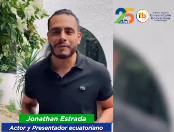 Jonathan Estrada, actor y presentador ecuatoriano