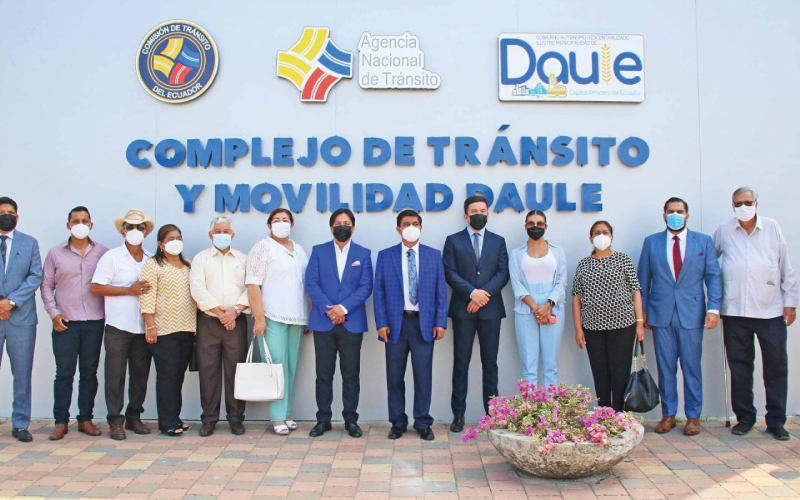 El Instituto Superior Universitario Bolivariano (ITB) fue parte de la Inauguración del Complejo de Tránsito y Movilidad de Daule