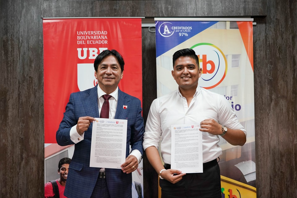 Se firma convenio tripartito entre el ITB, UBE y la empresa Ideativos